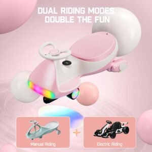 N7 Electric Wiggle Ride-On Toy with Pedal